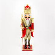 Nutcracker red & gold 80cm