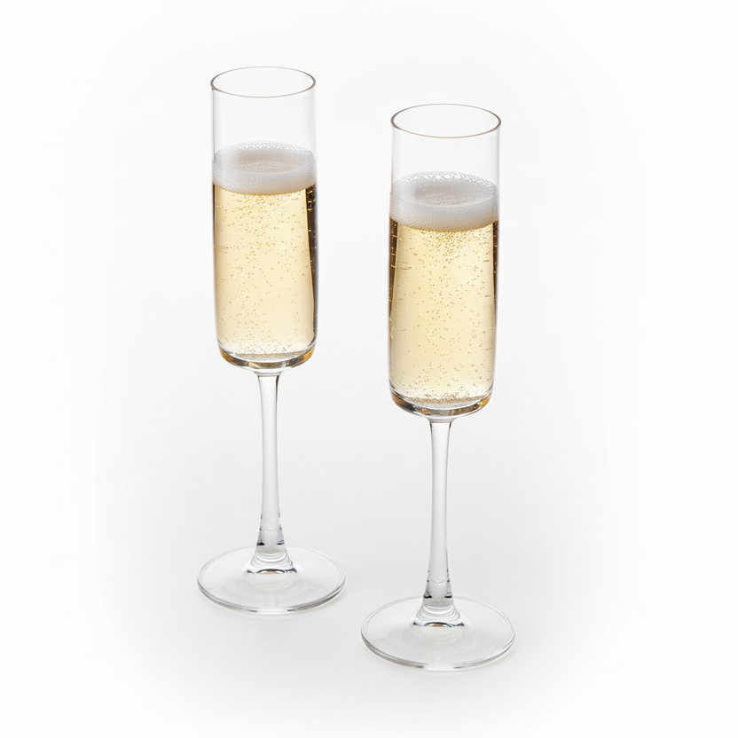 Square Champagne Flute 150ml
