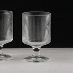 Load image into Gallery viewer, Strip Wine Glass
