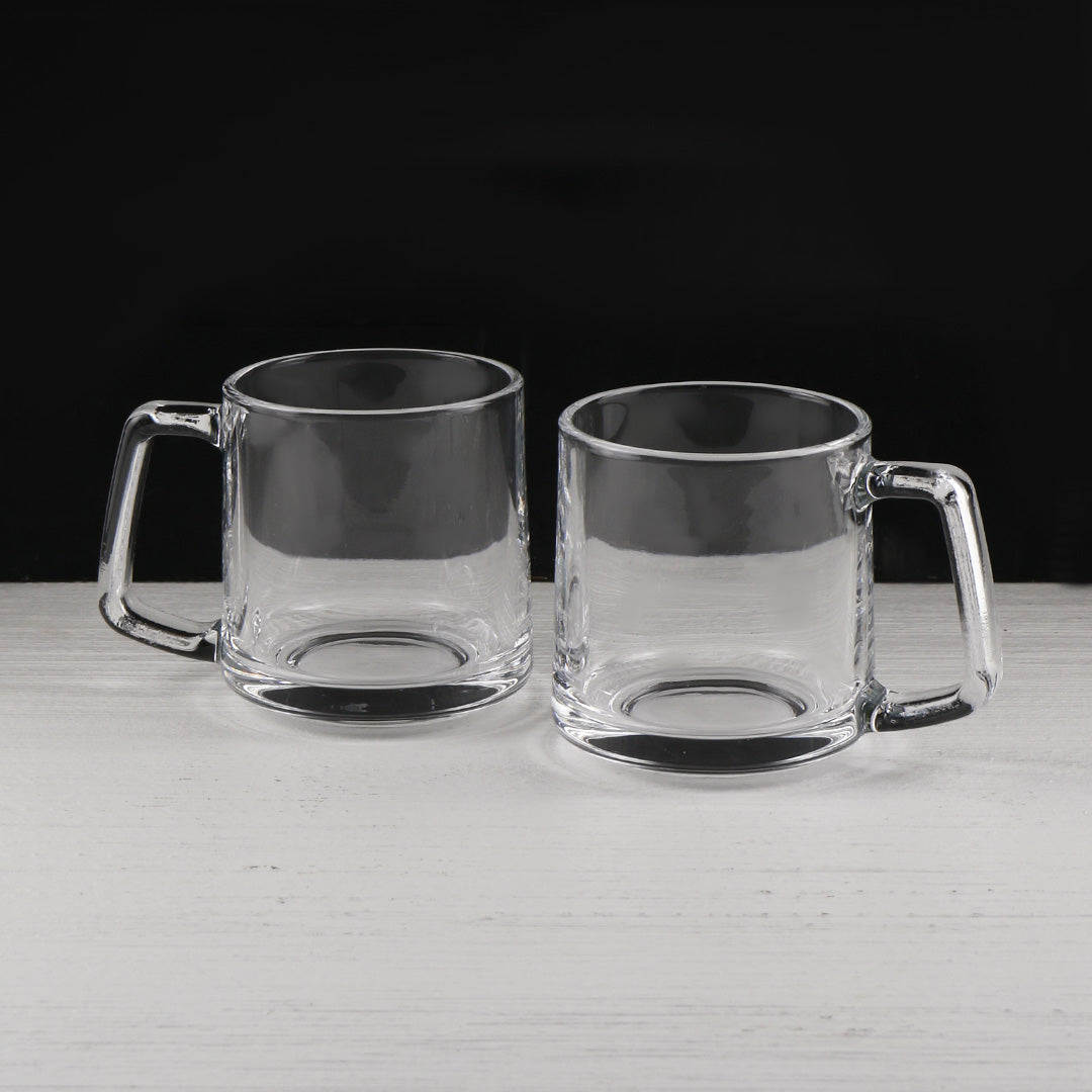 Premium Clear Glass Mug
