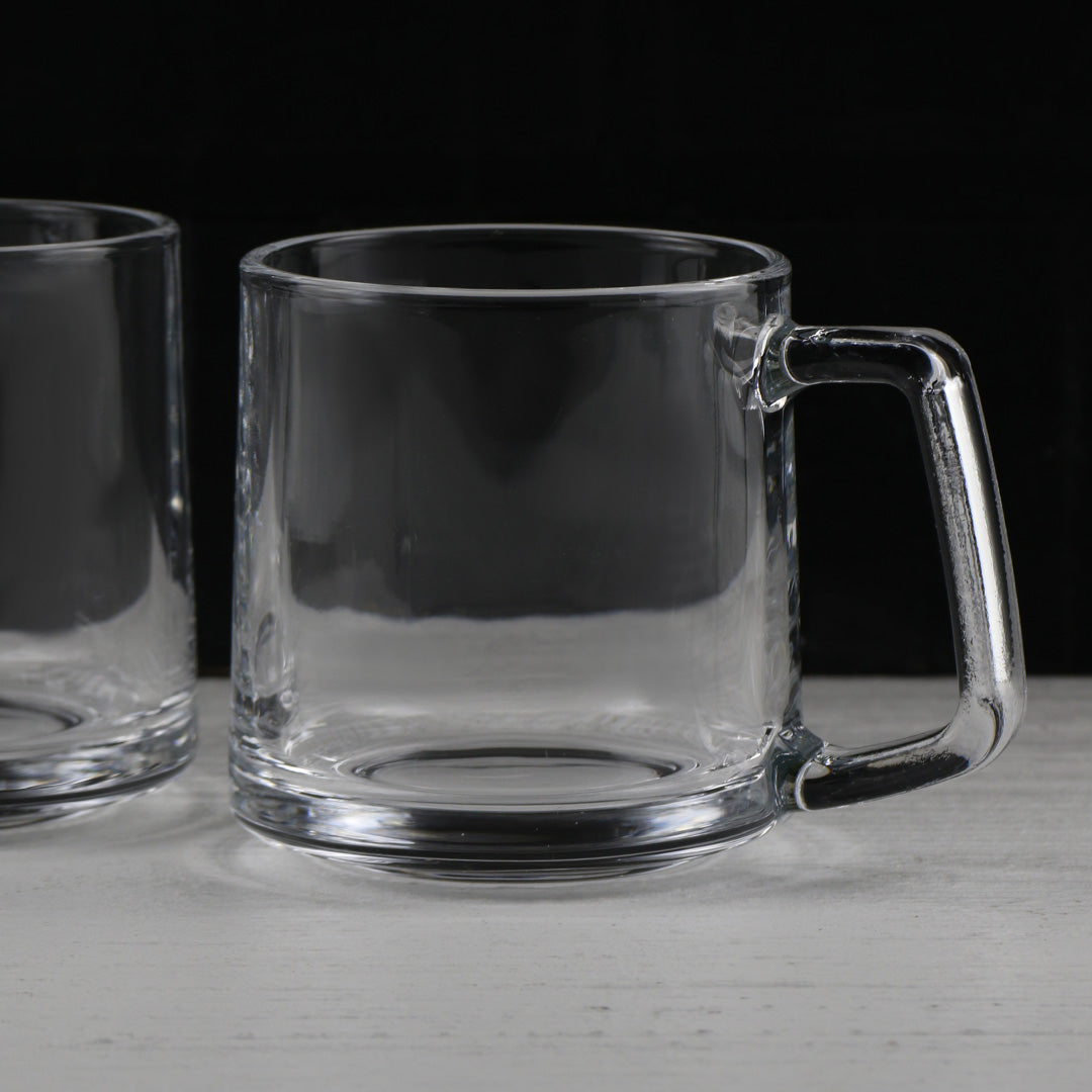 Premium Clear Glass Mug