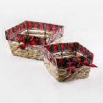 Load image into Gallery viewer, Straw basket 2pc OTH105
