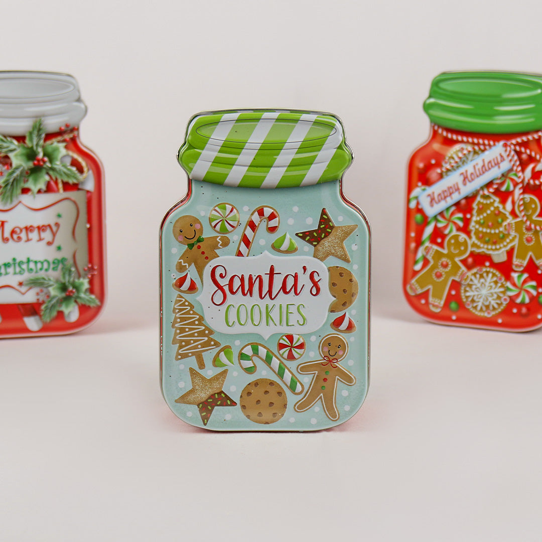Sweetshop Christmas Jar Tin