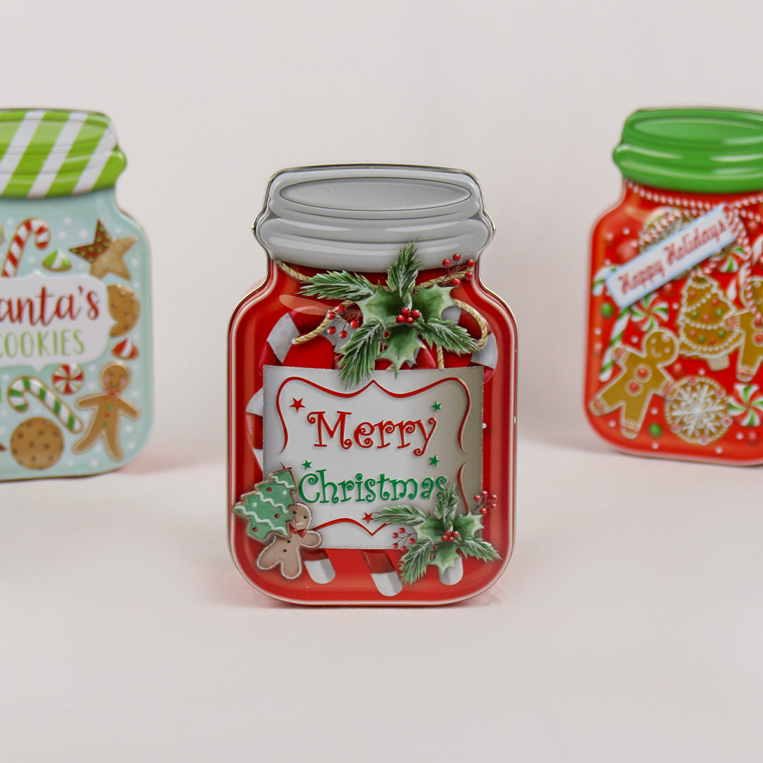 Sweetshop Christmas Jar Tin