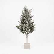 Frosty Evergreen Table Tree