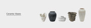 collection ceramic vases