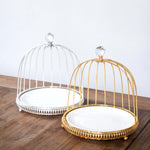 Load image into Gallery viewer, 1 Tier Serving Tray in Silver and Gold
