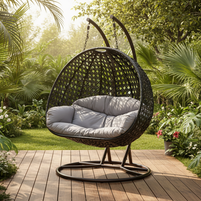 Double Seater Swing Chair Design - 06