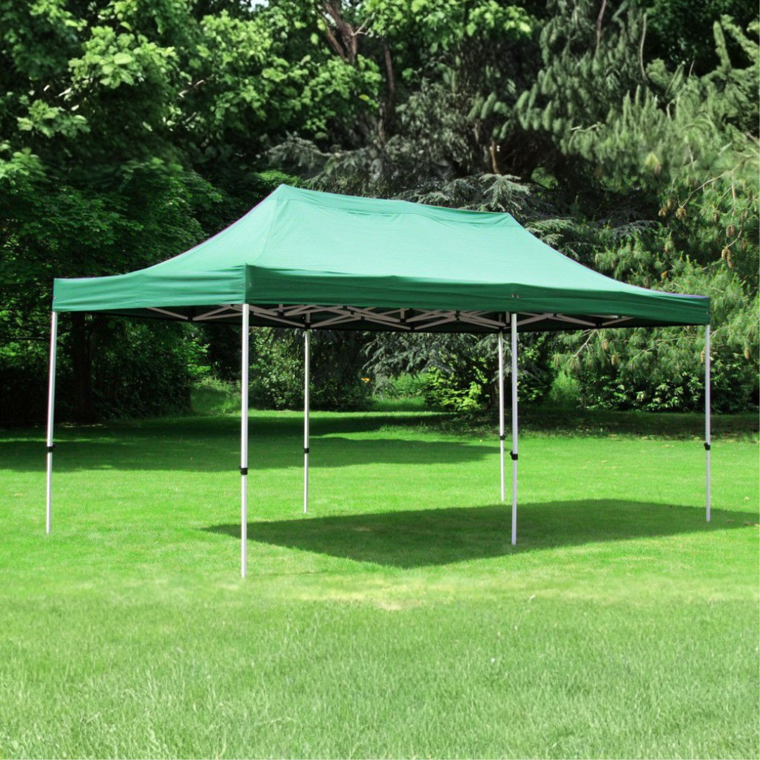 White Coated Bar Steel Tent