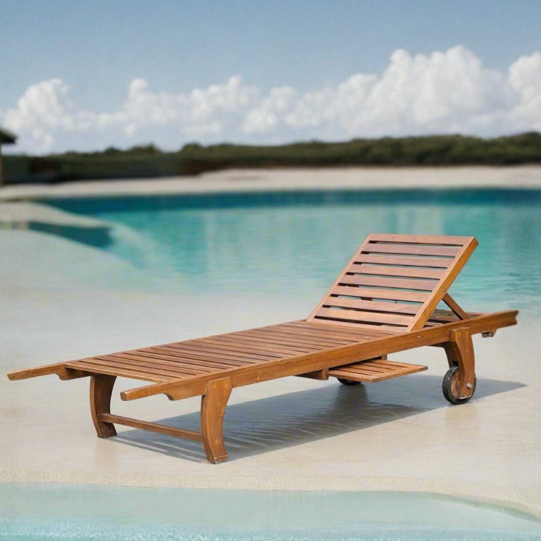 Teak Sunbed