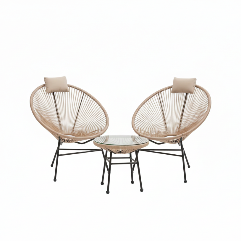 Brown Verandah Chair Set