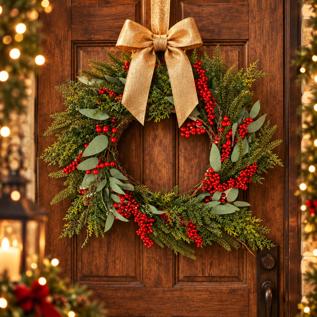 Winterberry Forest Wreath