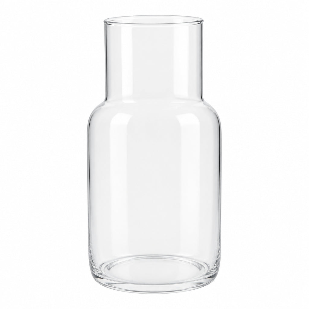 Clear Contour Bottle Vase