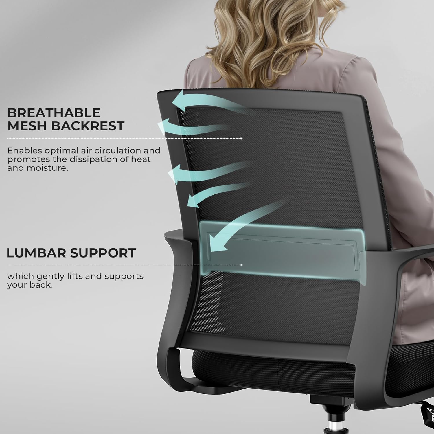 Flatback Office Chair - 848B