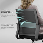 Load image into Gallery viewer, Flatback Office Chair - 848B
