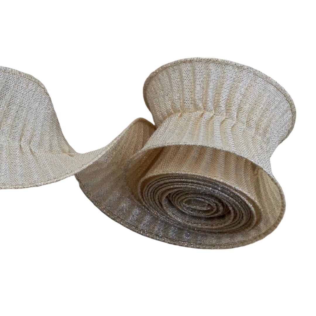 Ivory Sparkle Ribbon