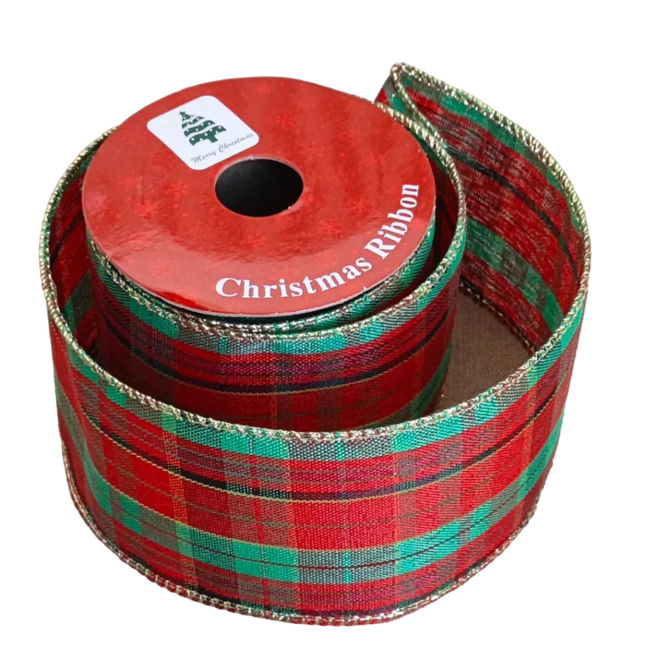 Evergreen Plaid Ribbon