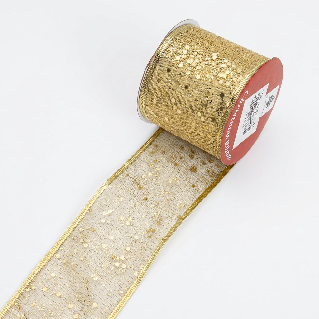 Golden Shimmer Ribbon