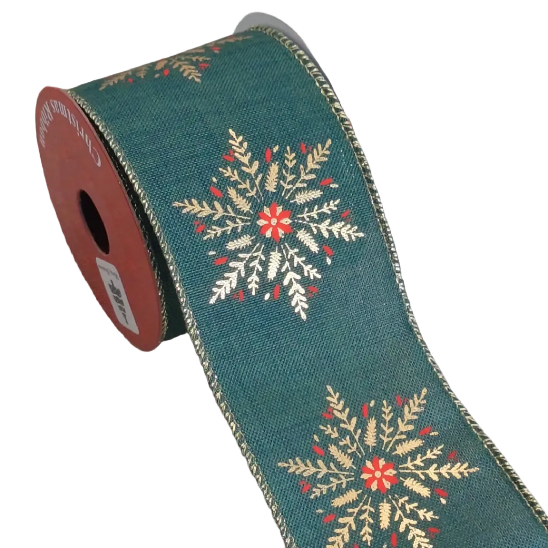 Evergreen Snowflake Ribbon