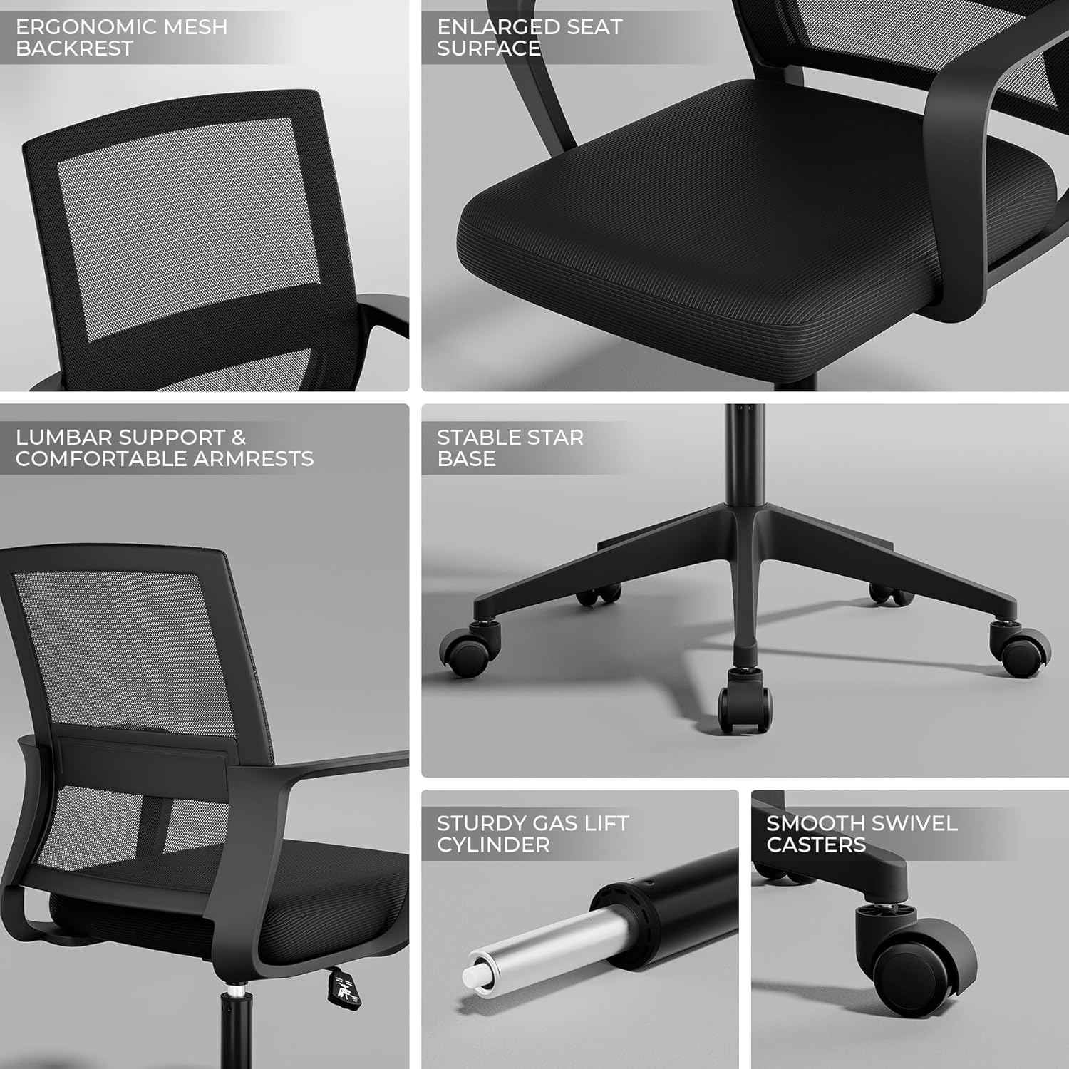 Flatback Office Chair - 848B