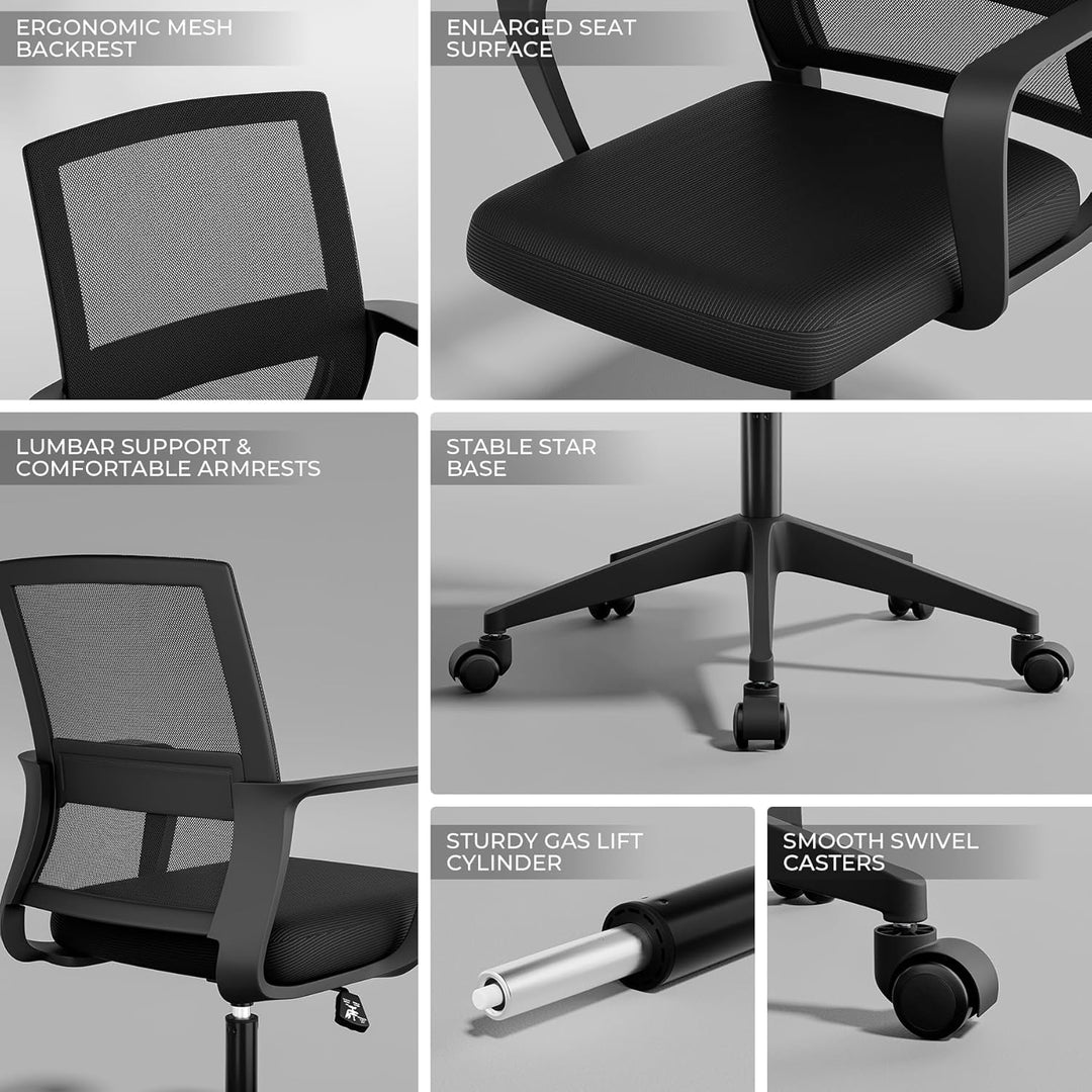 Flatback Office Chair - 848B