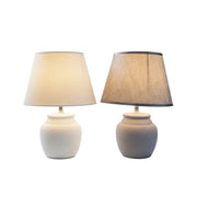 White/Grey Bedside Lamp