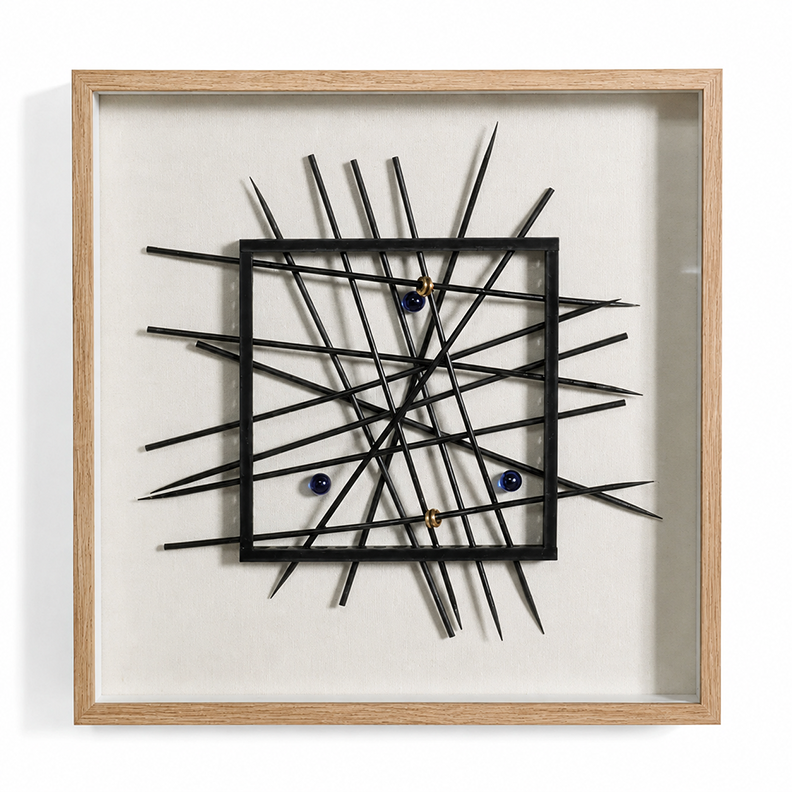Black Linear Wall Art