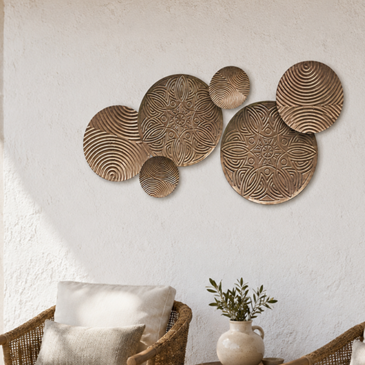 Bronze Medallion Wall Art