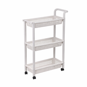 Small Three-Tier Handled Trolley Rack