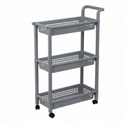 Small Three-Tier Handled Trolley Rack
