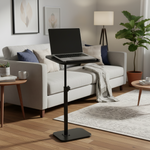 Load image into Gallery viewer, Black Top Rectangle Side Table
