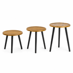 Load image into Gallery viewer, Wood Top Accent Table
