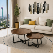 Black & Brown Nesting Table
