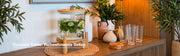 collection Console Table: Refreshments Setup