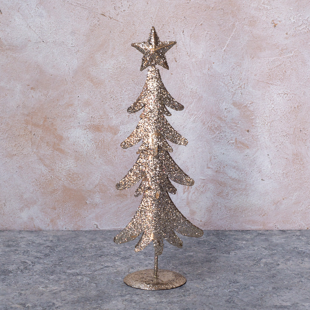 Gold Metal Tree 23cm MIN013