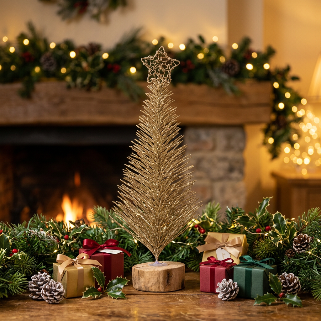 Golden Bristle Mini Tree