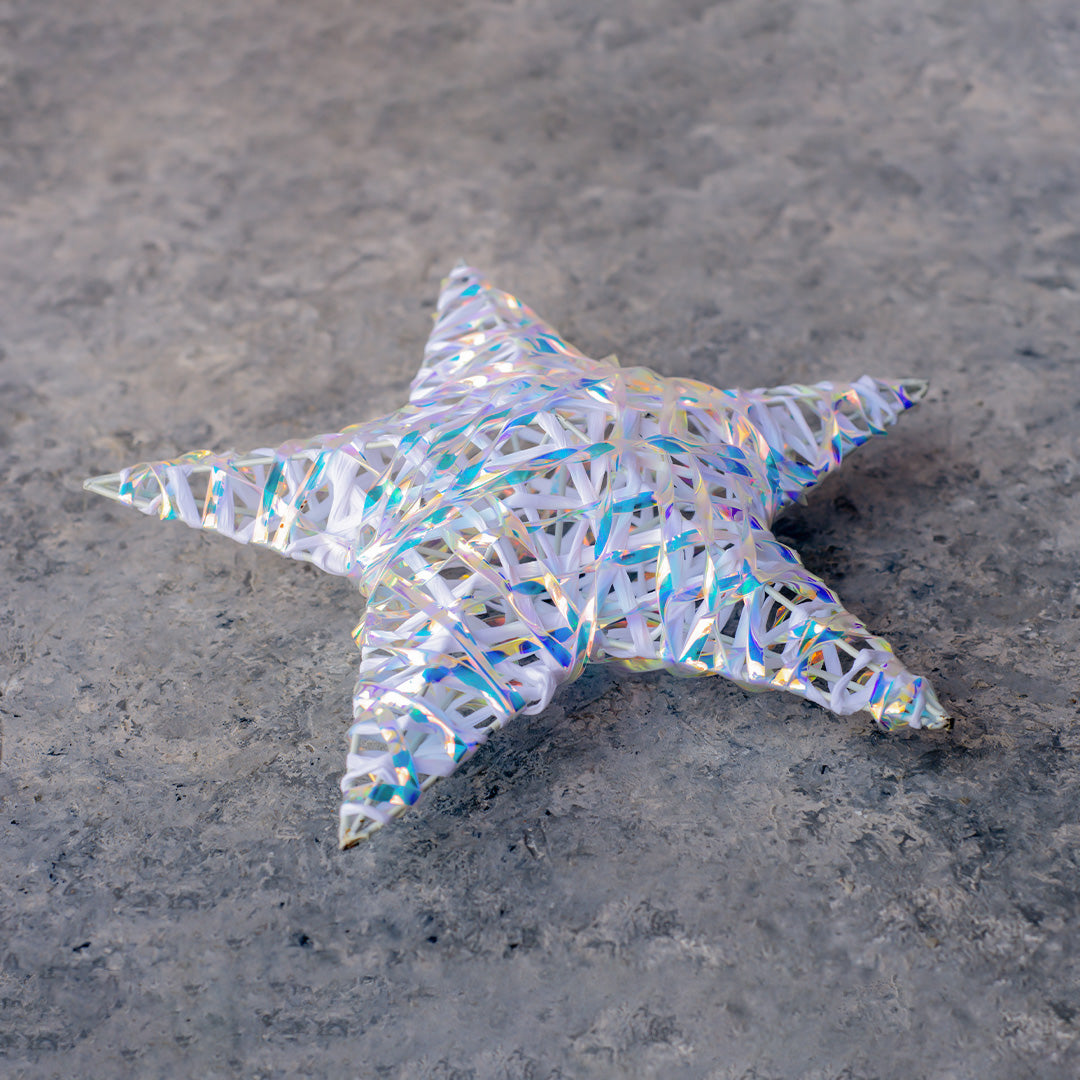 25cm white star OTH157