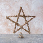 Load image into Gallery viewer, 30cm gold tree topper OTH155
