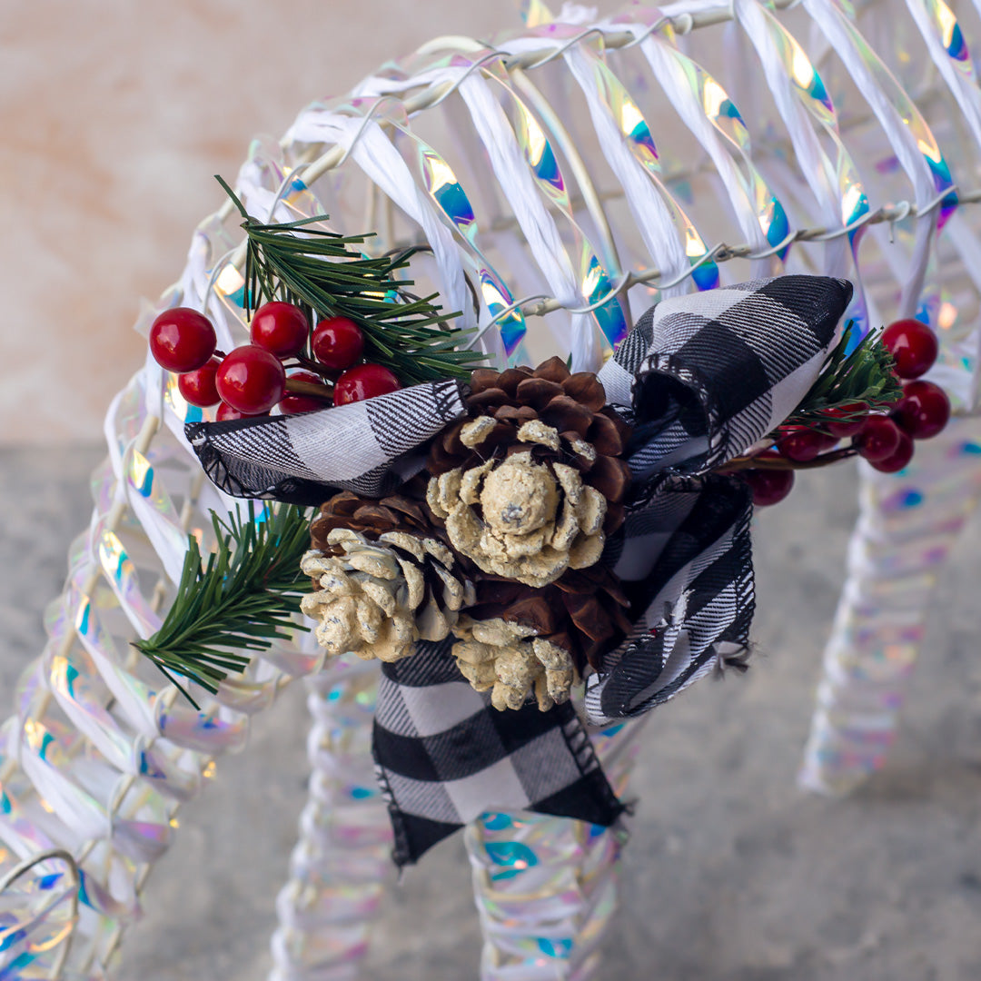 35cm white reindeer OTH161