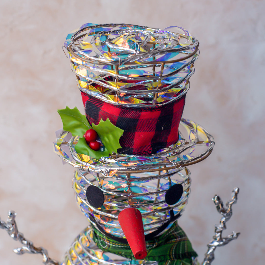 C/Gold Snowman 52cm OTH162