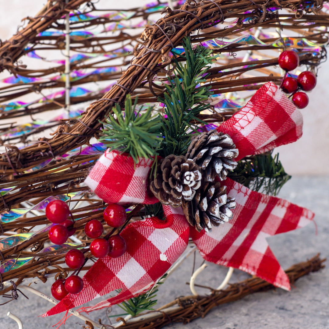 35cm x 20cm rattan sleigh