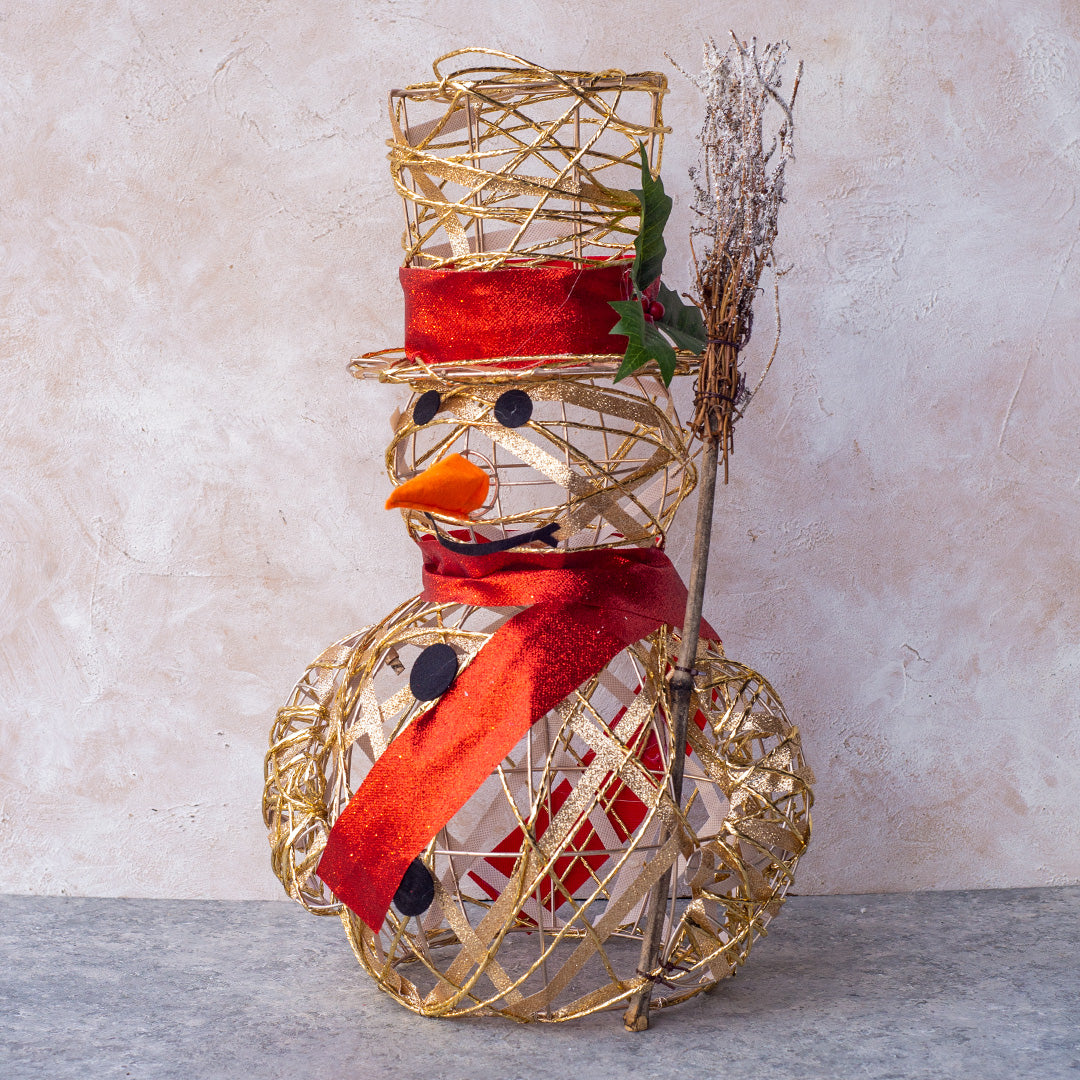 Gold snowman 50cm OTH165