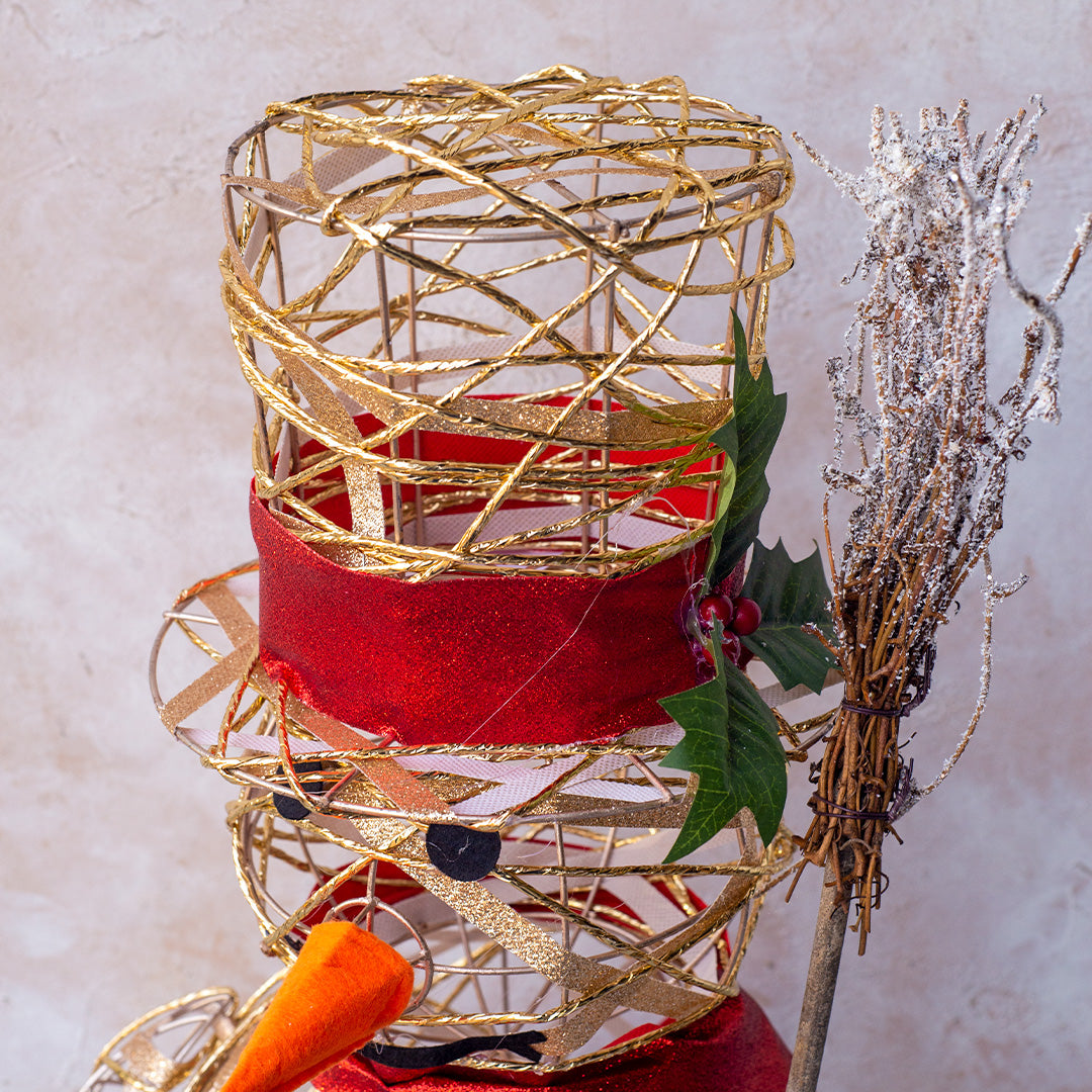 Gold snowman 50cm OTH165