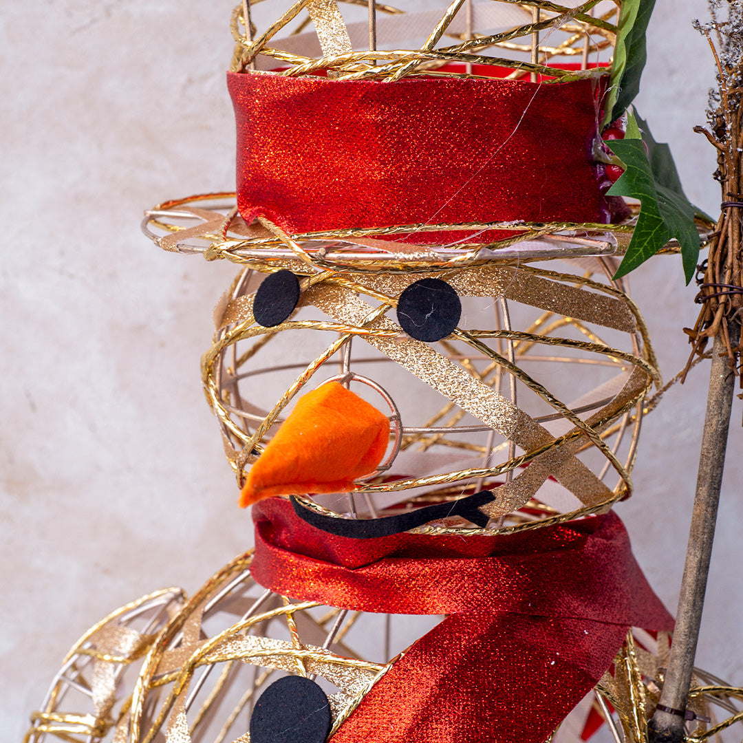 Gold snowman 50cm OTH165