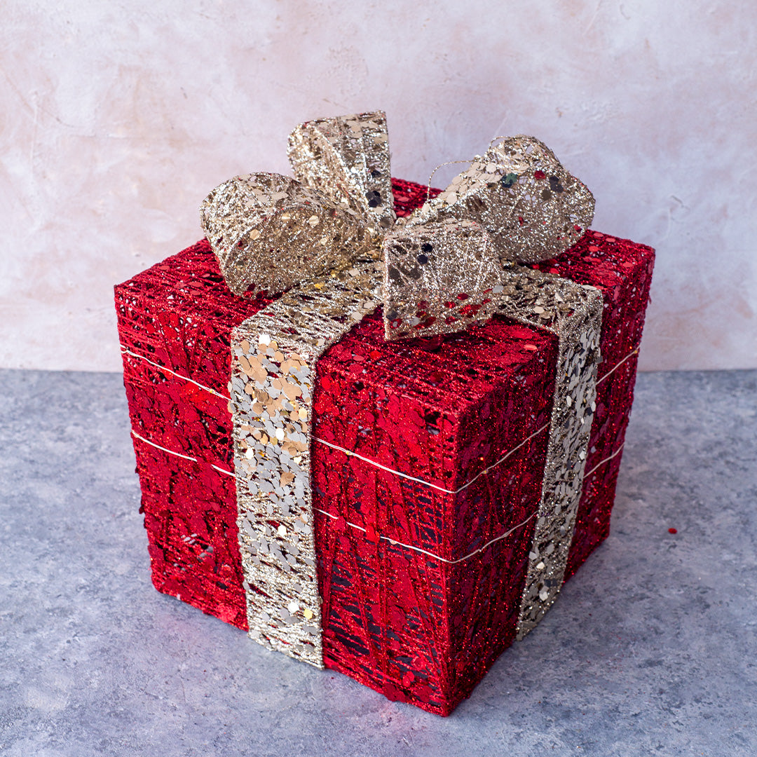 LED Gift Box Red LED027R