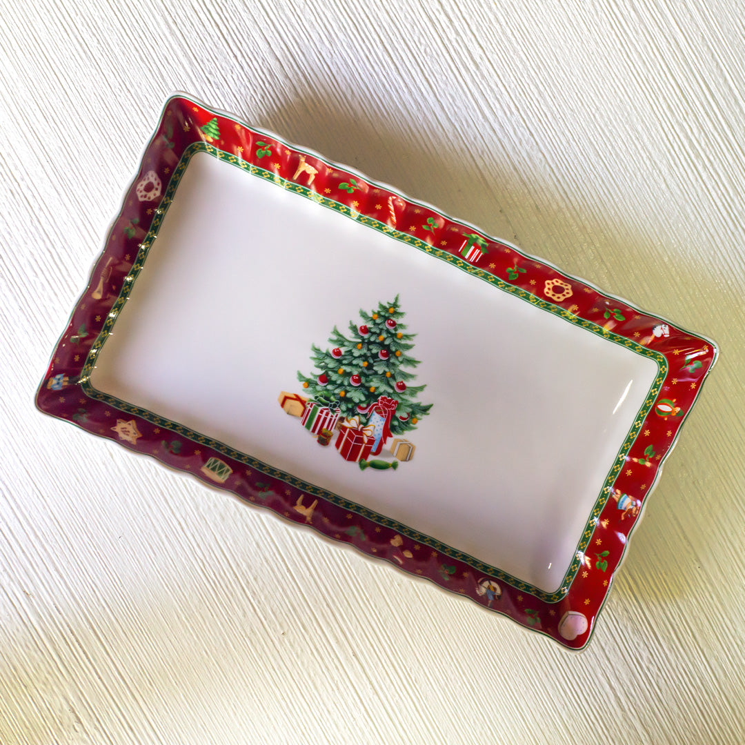 Christmas Rectangle Plate - CER105