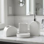Load image into Gallery viewer, Oval shaped bathroom ceramic set
