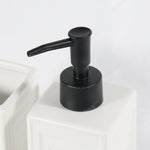 Load image into Gallery viewer, Box shaped white bathroom ceramic set
