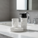 Load image into Gallery viewer, Diamond design ceramic bathroom set
