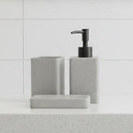 Load image into Gallery viewer, Grey bathroom ceramic set
